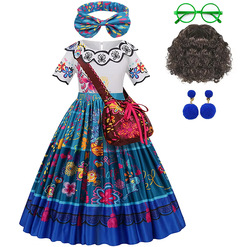 Baby Clothing Europe - Girls Encanto Costume Charm Princess Dress