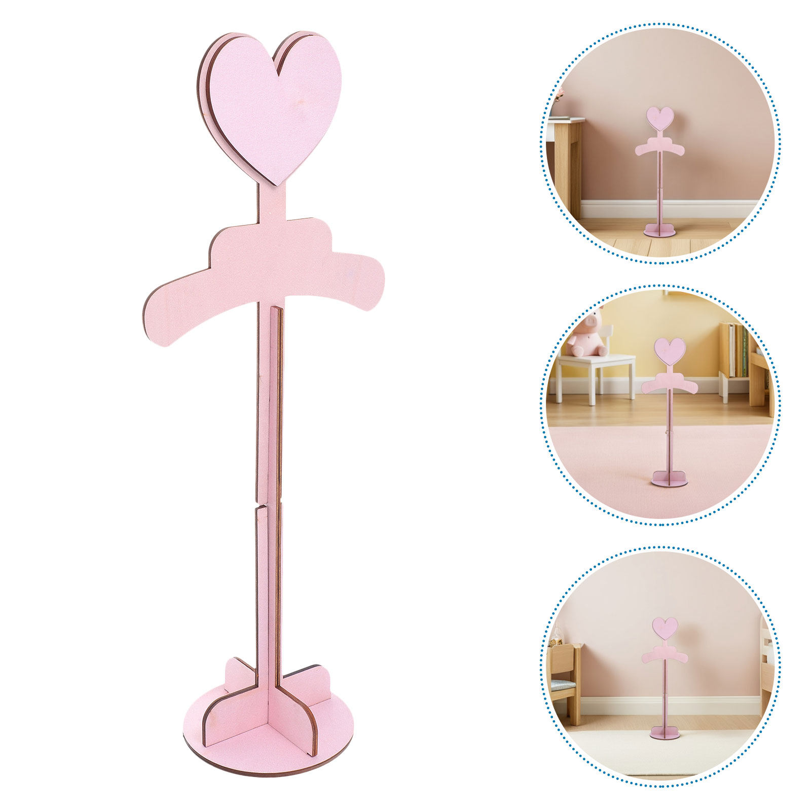 Baby Clothing Rack - 2Pcs Hand Assembled Solid Wood Kids