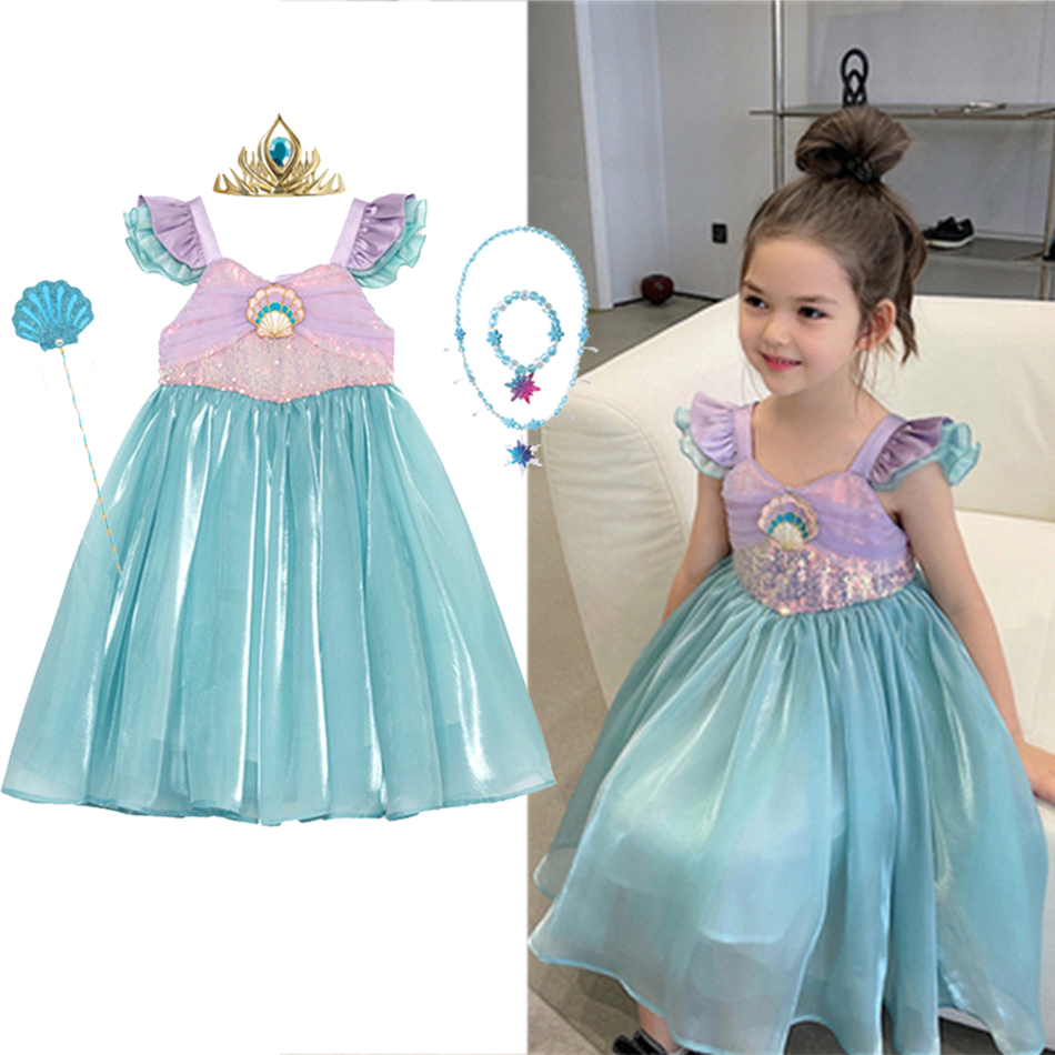Baby Clothing Europe - Little Mermaid Ariel Princess Costume Kids