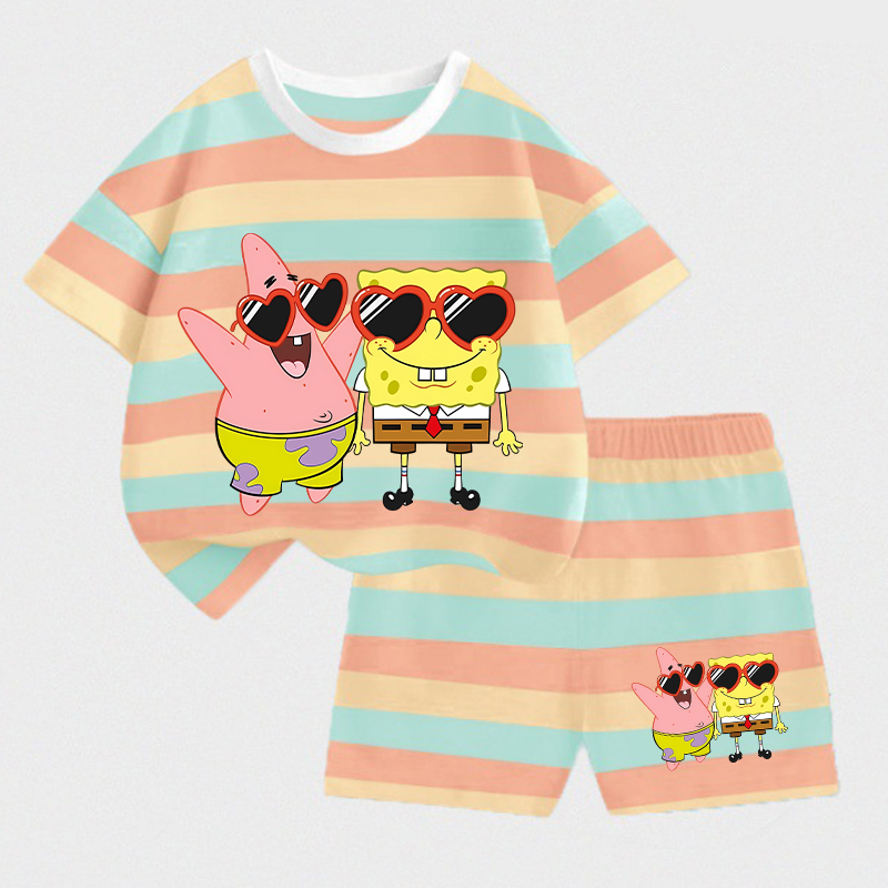 Baby Clothing Gift Set - SpongeBobs SquarePants Kids T-shirt Shorts Set