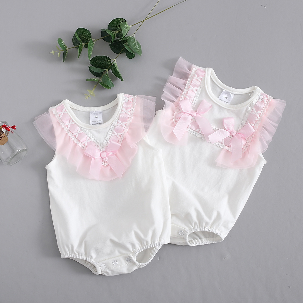 Baby Clothing Sale - Summer Lace Bow Newborn Baby Girls