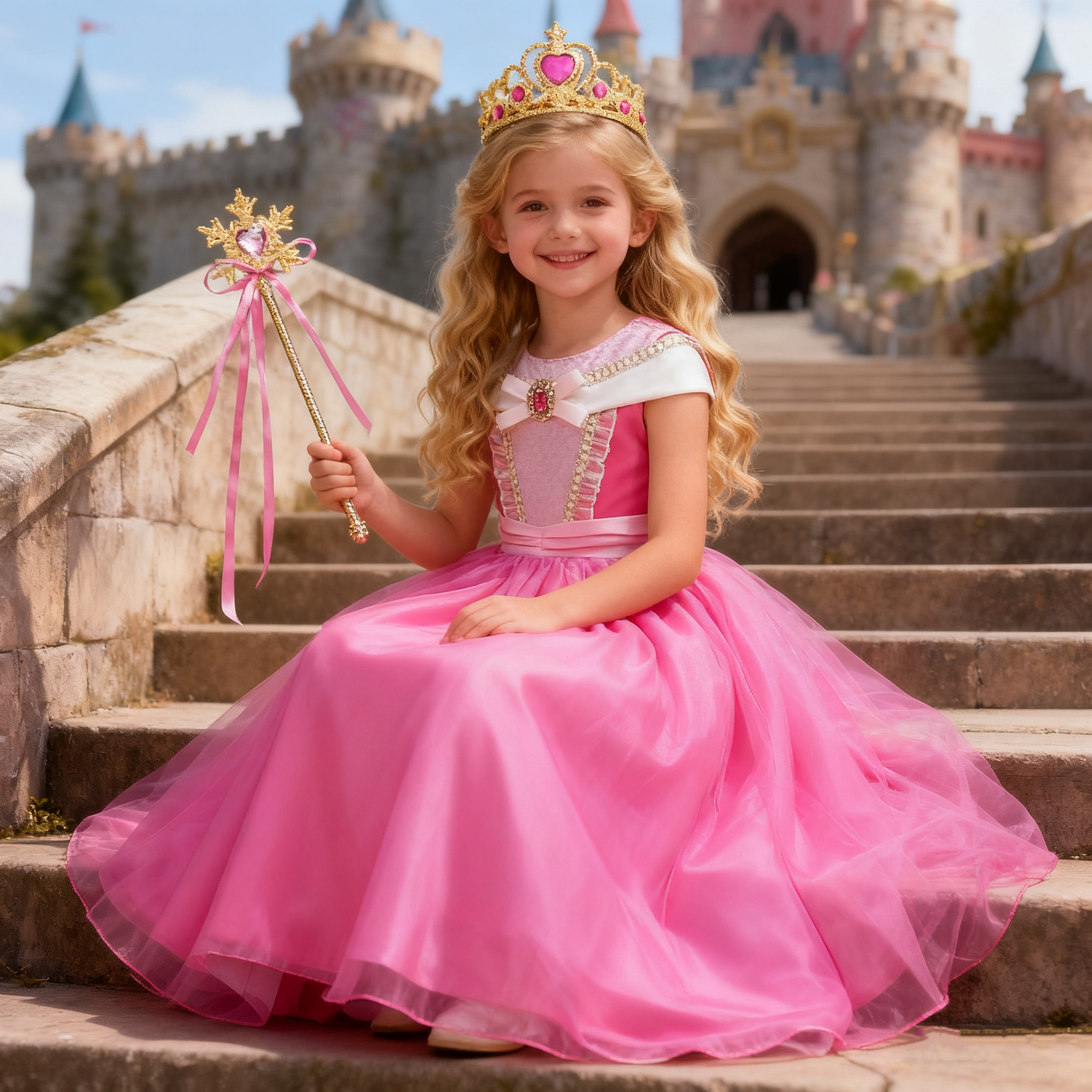 Girl Pink Dress Aurora Kids Co - Baby Clothing Europe のレビューと価格