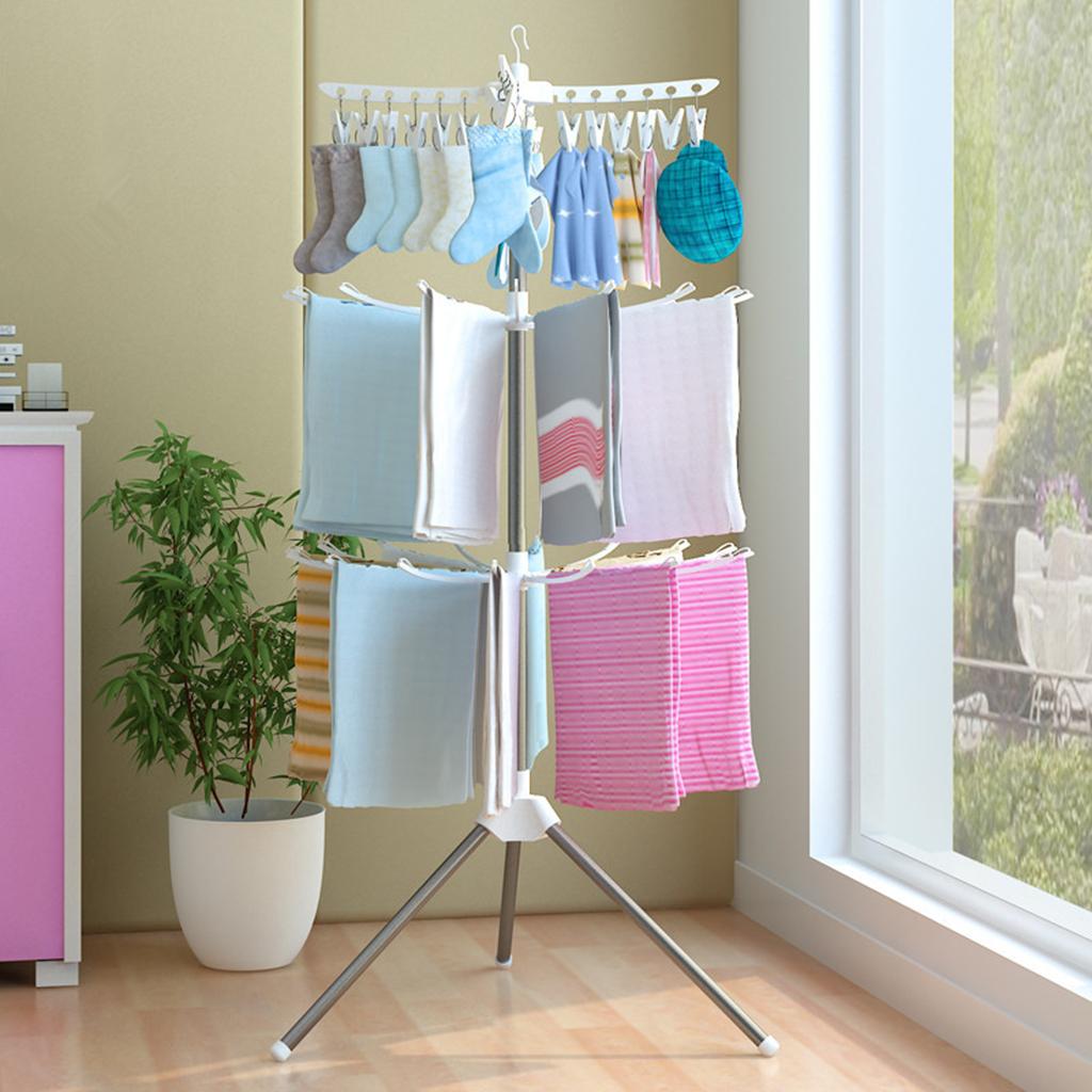 3 Tiers Foldable Drying Rack S - Baby Clothing Rack のレビューと価格