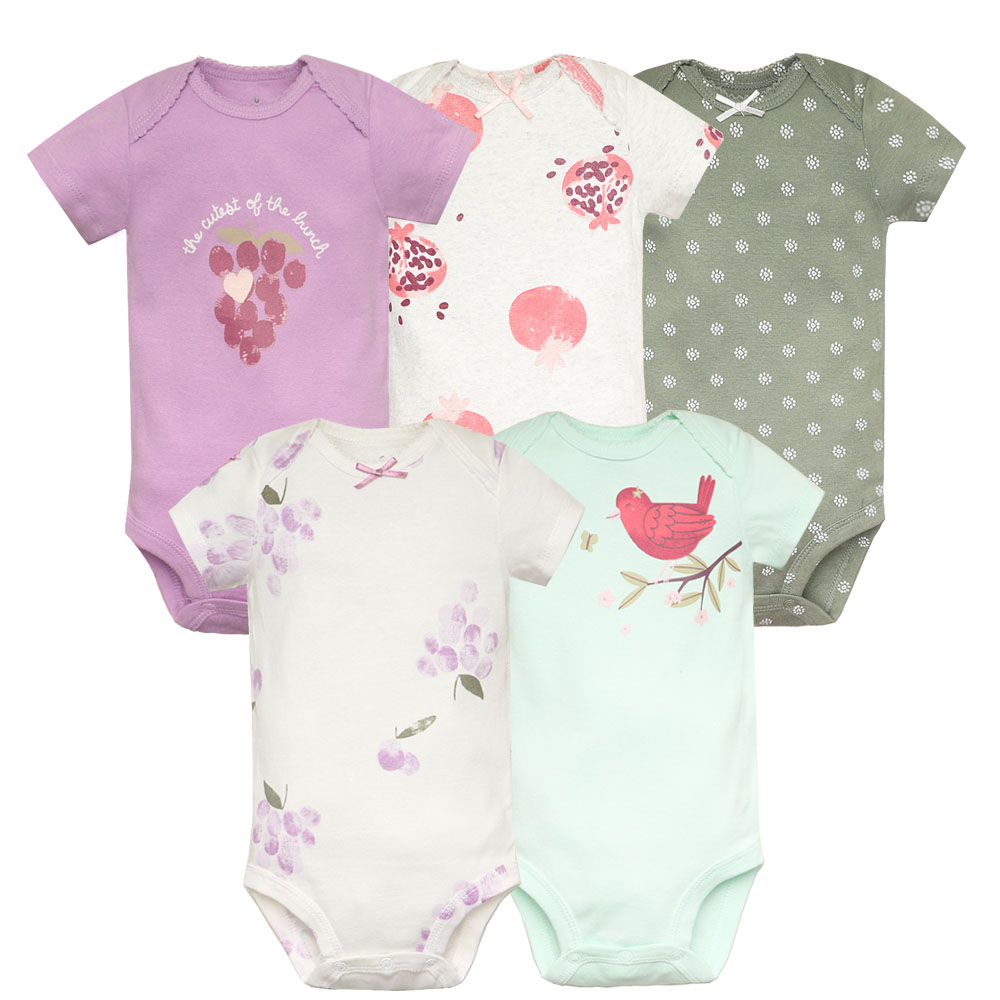 5pcs/lot Baby Bodysuit Fashion - Baby Clothing Outlet のレビューと価格