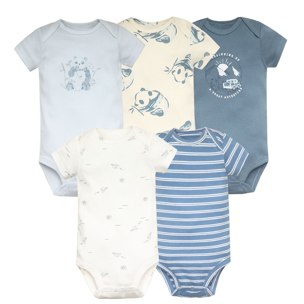 5pcs/lot Baby Bodysuit Fashion - Baby Clothing Outlet のレビューと価格
