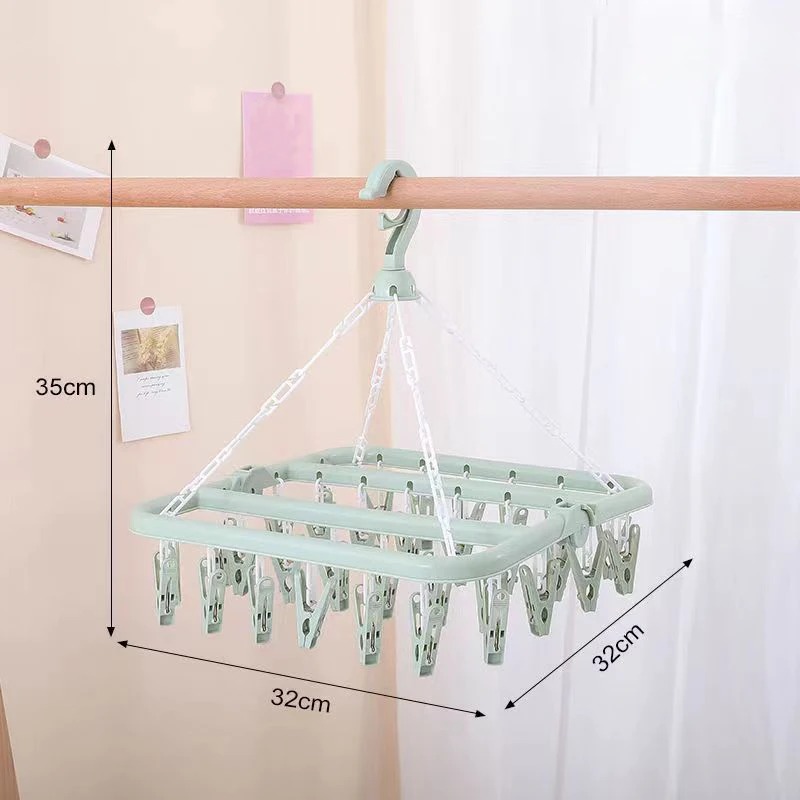 Clothes Drying Hanger with 32  - Baby Clothing Rack のレビューと価格