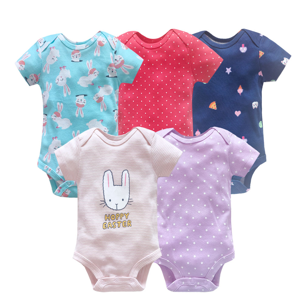 5PCS/Lot Baby Girls Bodysuits  - Baby Clothing Outlet のレビューと価格