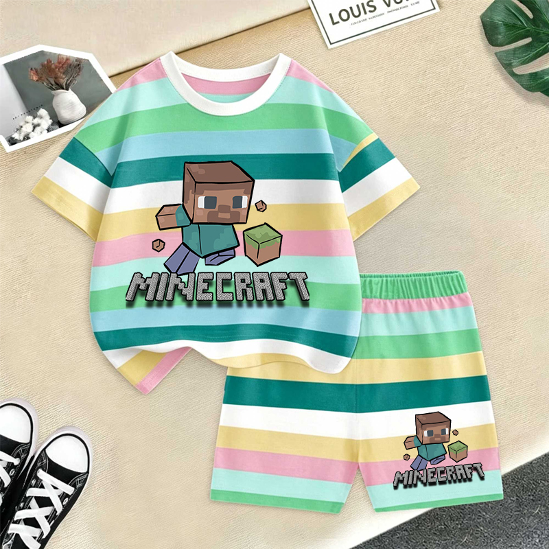 Minecrafted Girl boy Summer T  - Baby Clothing Gift Set のレビューと価格