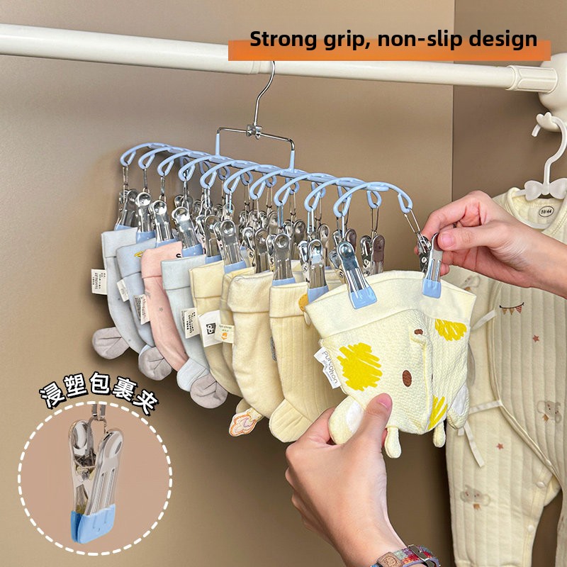 Baby Clothes Hanger Multi-clip - Baby Clothing Rack のレビューと価格
