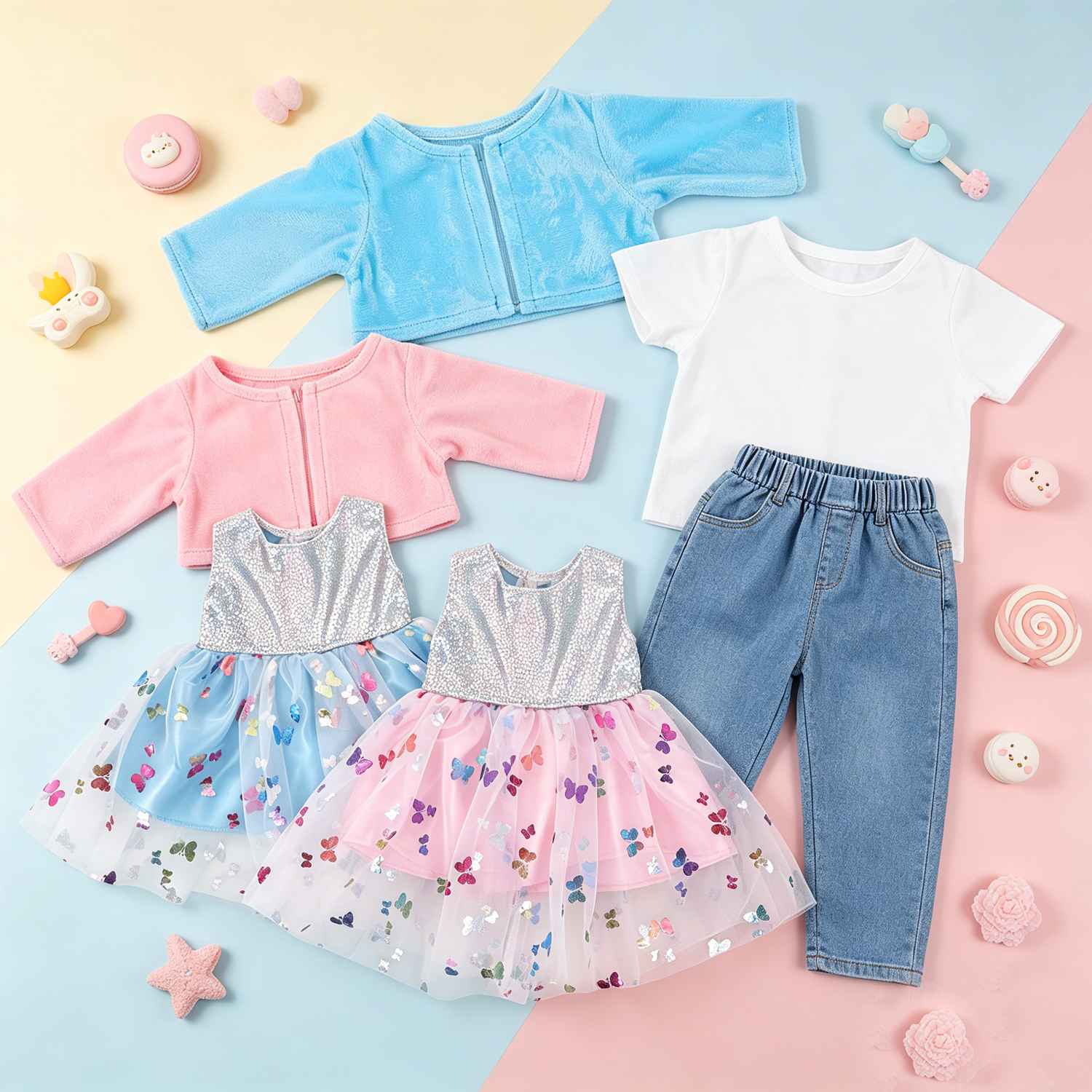 Cute 18 Inch Doll Clothes Set  - Baby Clothing Outlet のレビューと価格