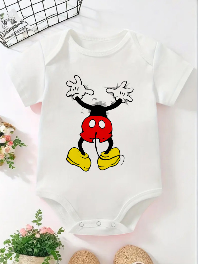 Funny Baby Onesie Cartoon Mick - Baby Clothing Outlet のレビューと価格