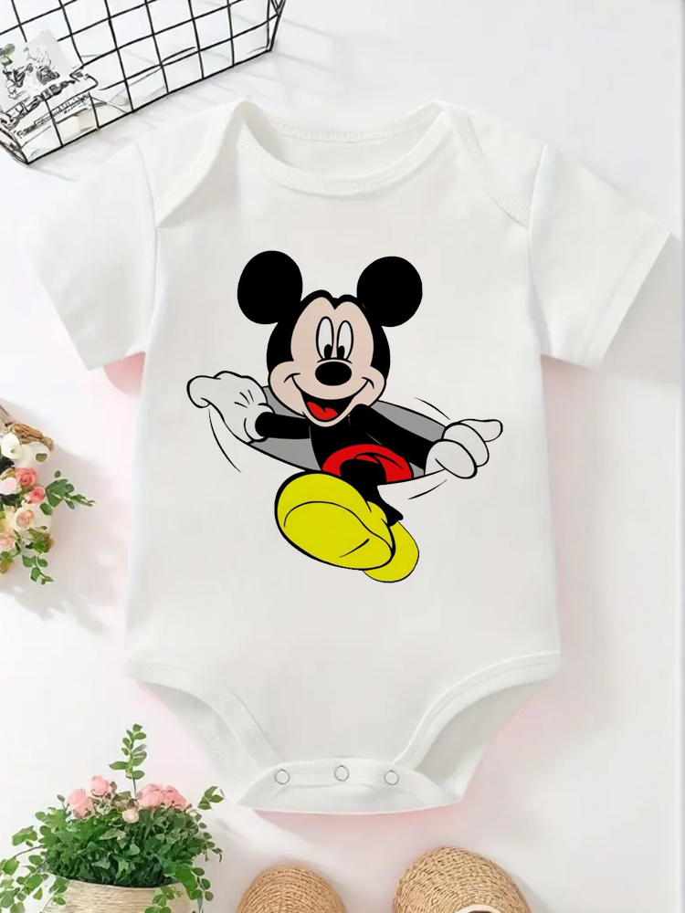 Funny Baby Onesie Cartoon Mick - Baby Clothing Outlet のレビューと価格