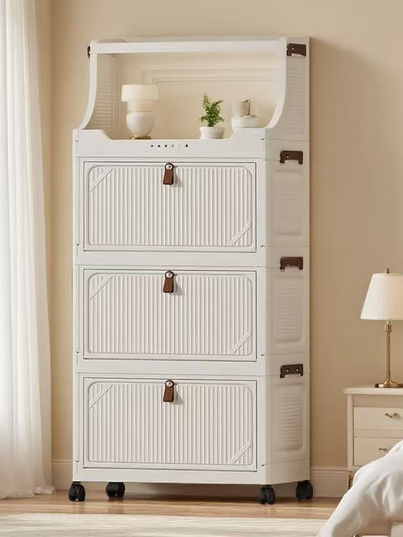 Thickened storage cabinet home - Baby Clothing Cupboard のレビューと価格