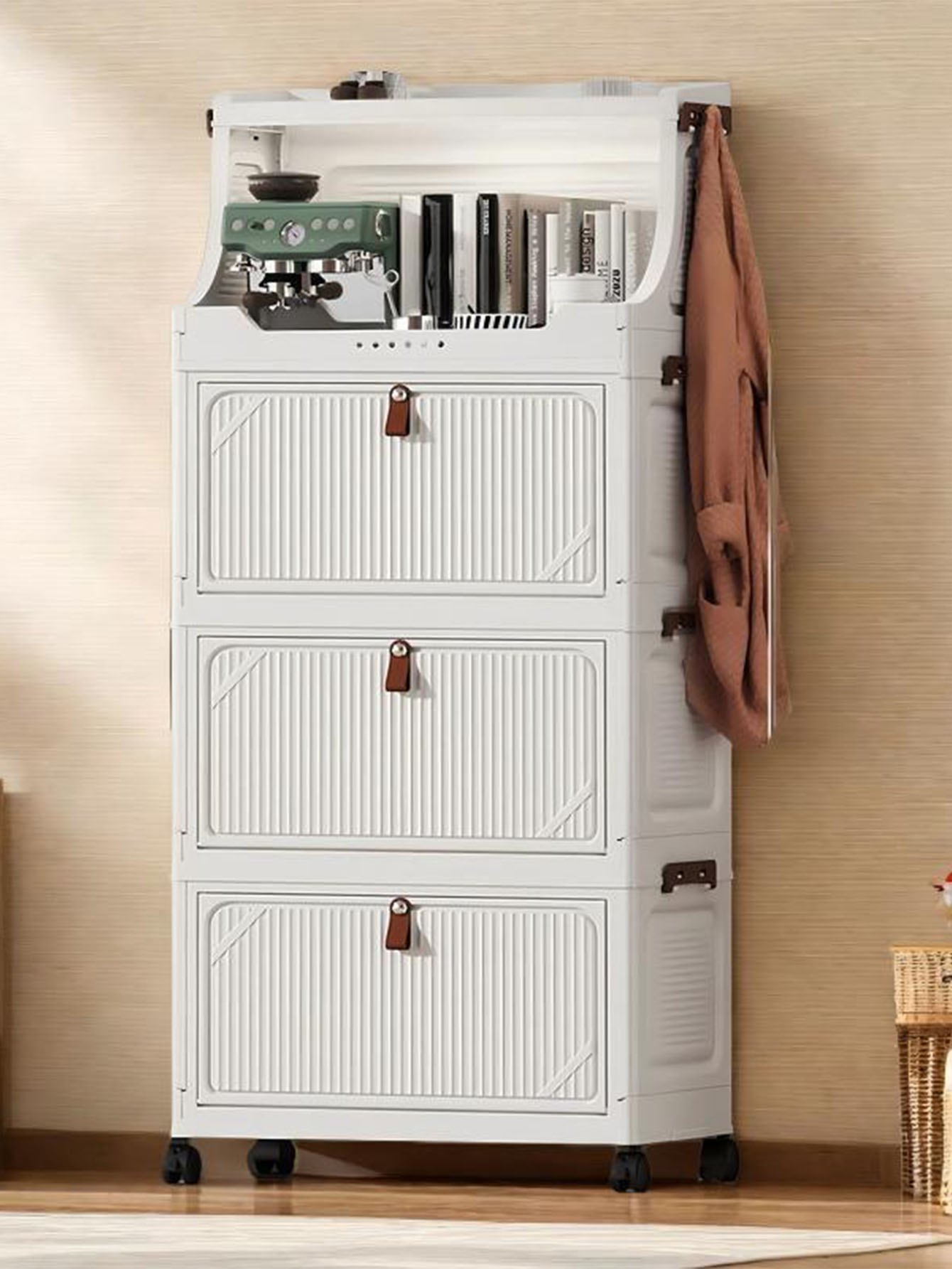 Thickened storage cabinet home - Baby Clothing Cupboard のレビューと価格