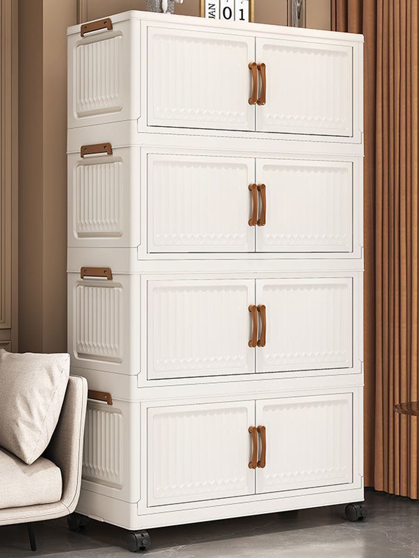 Foldable No-Install Multi-Laye - Baby Clothing Cupboard のレビューと価格