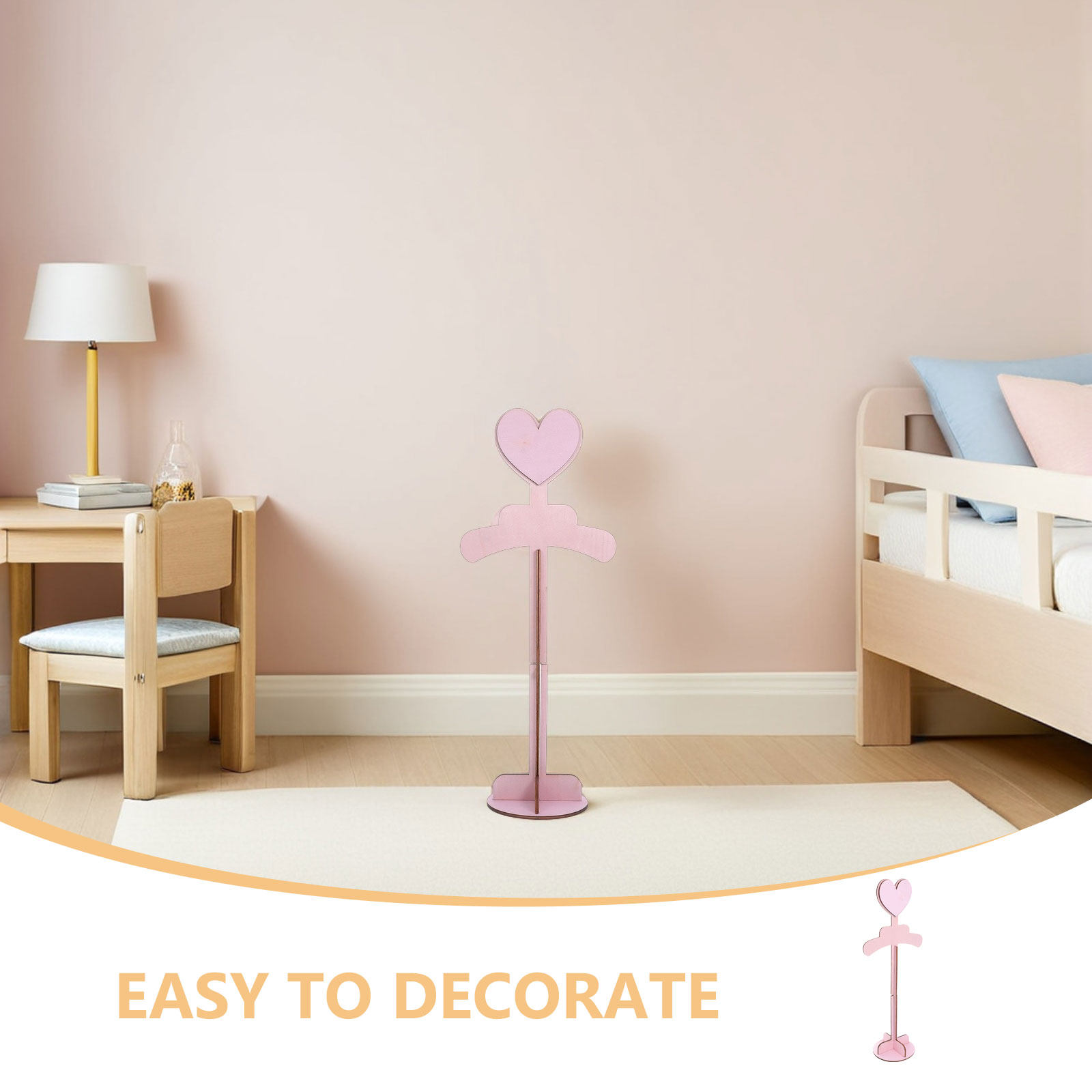 2Pcs Hand Assembled Solid Wood - Baby Clothing Rack のレビューと価格