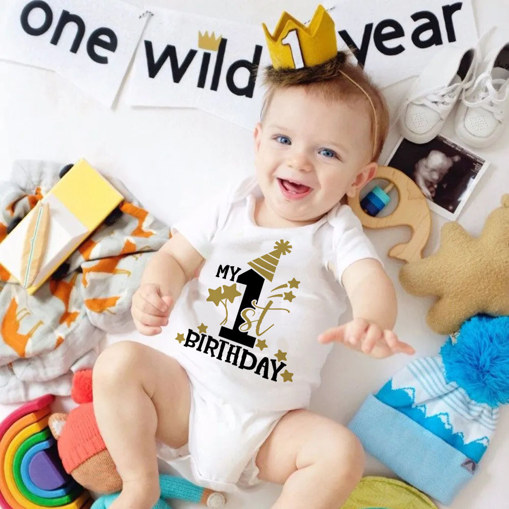 My 1st Birthday Newborn Romper - Baby Clothing Outlet のレビューと価格