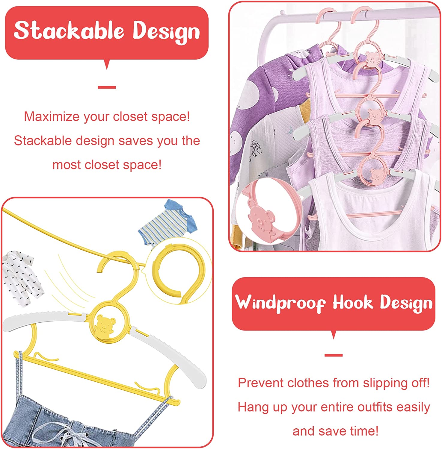 UNTIOR Non-slip Baby Clothes H - Baby Clothing Rack のレビューと価格