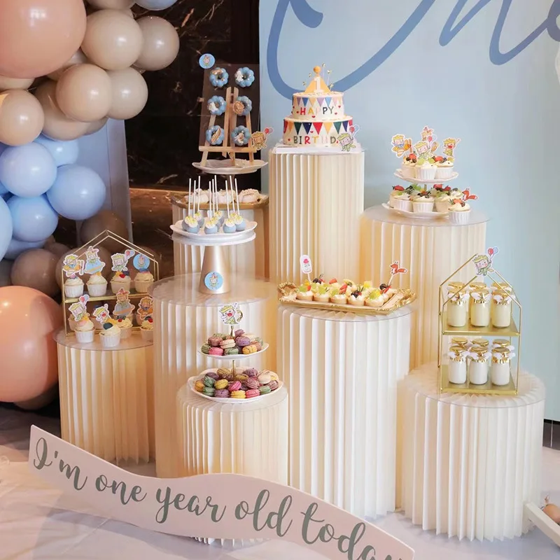 Folding Paper Cake Stand Weddi - Baby Clothing Rack For Baby Shower のレビューと価格