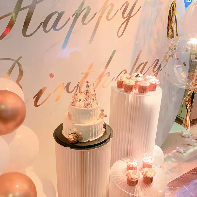 Folding Paper Cake Stand Weddi - Baby Clothing Rack For Baby Shower のレビューと価格