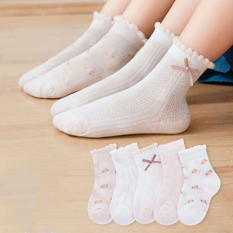 Kids Socks 5 Pairs/Lot Spring  - Baby Clothing Patterns Free のレビューと価格