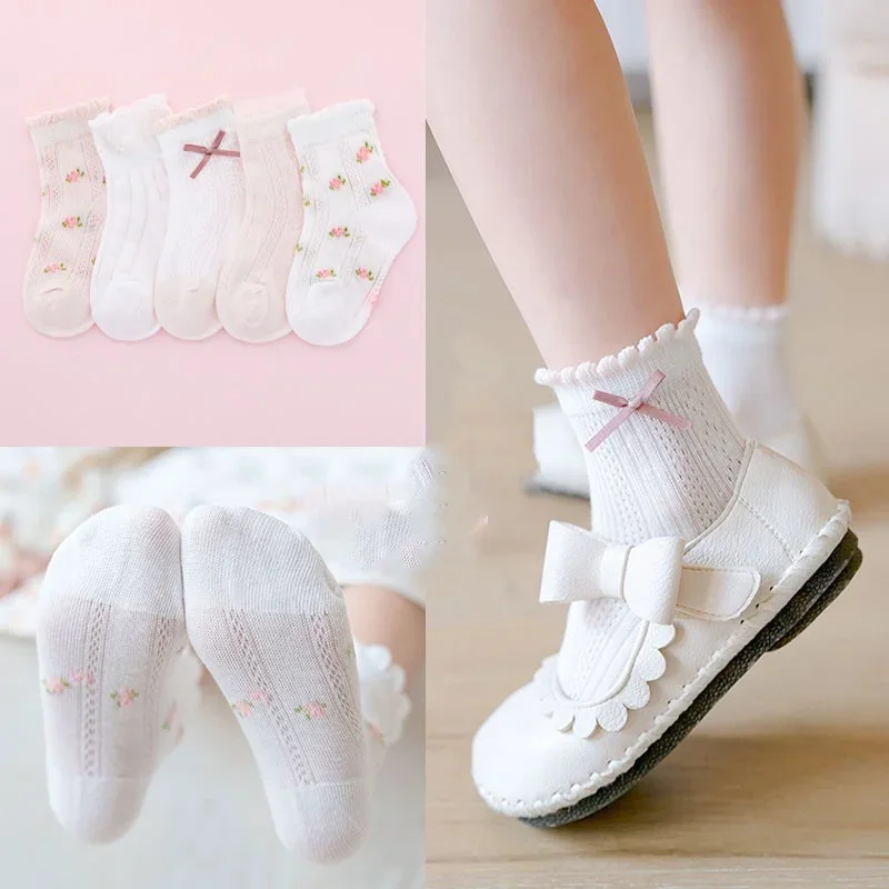 Kids Socks 5 Pairs/Lot Spring  - Baby Clothing Patterns Free のレビューと価格