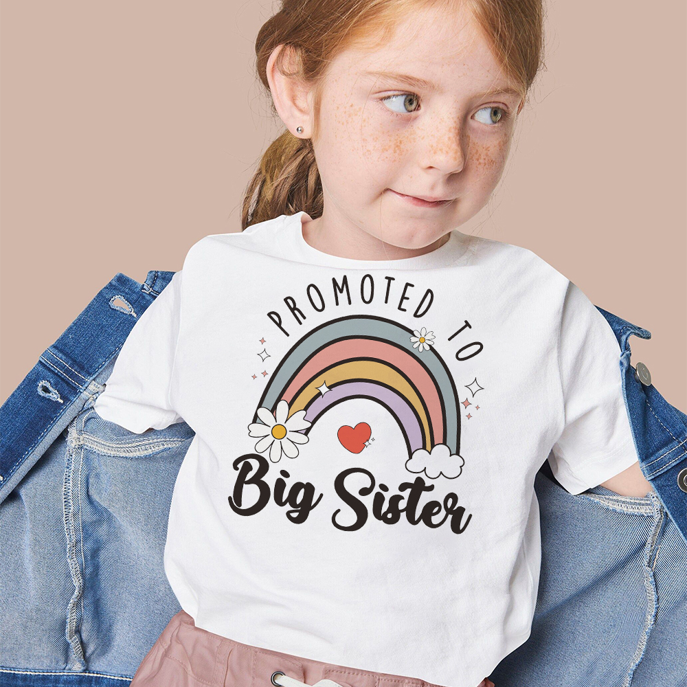 Promoted To Big Sister Printed - Baby Clothing Sale のレビューと価格