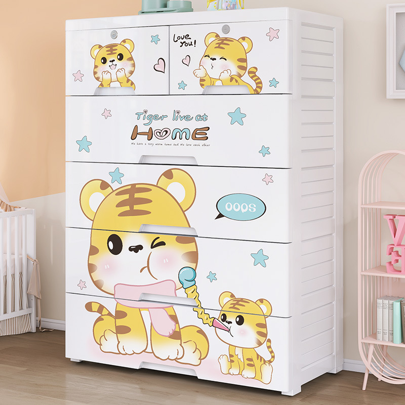Thickened plastic five-bucket  - Baby Clothing Cupboard のレビューと価格