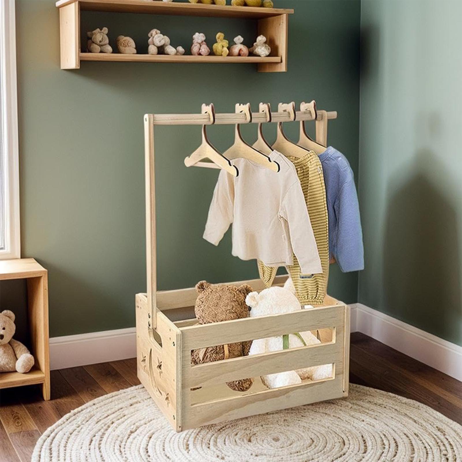 Baby Clothes Storage Box With  - Baby Clothing Rack For Baby Shower のレビューと価格