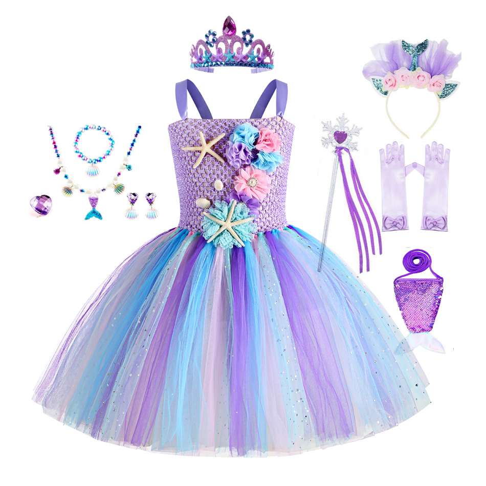 Girls Mermaid Tutu Dress Under - Baby Clothing Europe のレビューと価格