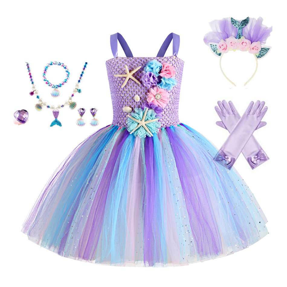 Girls Mermaid Tutu Dress Under - Baby Clothing Europe のレビューと価格