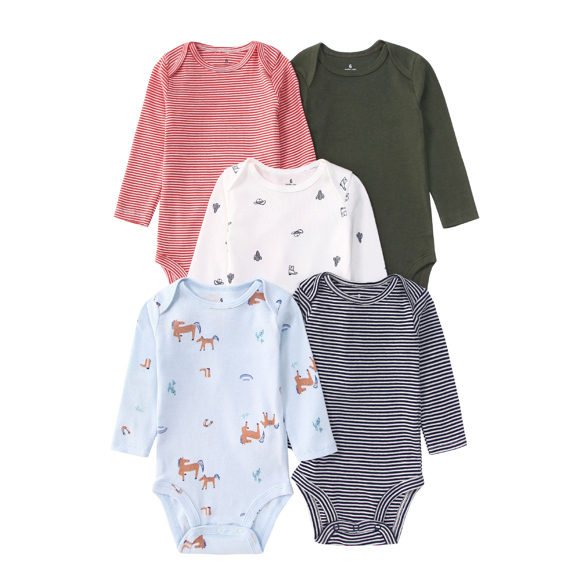 5PCS Newborn Infant Baby Bodys - Baby Clothing Outlet のレビューと価格