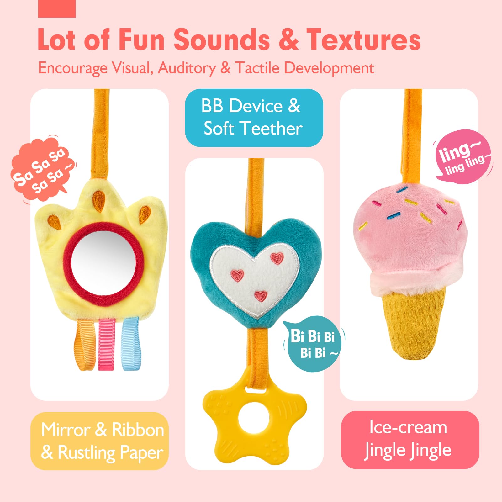 Car Seat Toys for Babies Rattl - Baby Clothing Gift Set のレビューと価格