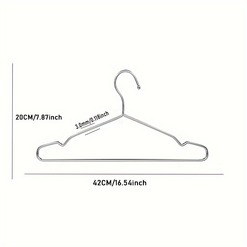 20/50PCS Heavy Duty Stainless  - Baby Clothing Rack のレビューと価格