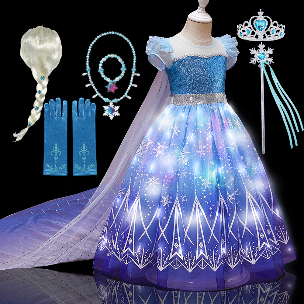 Kids Copslay Elsa LED Light Up - Baby Clothing Europe のレビューと価格