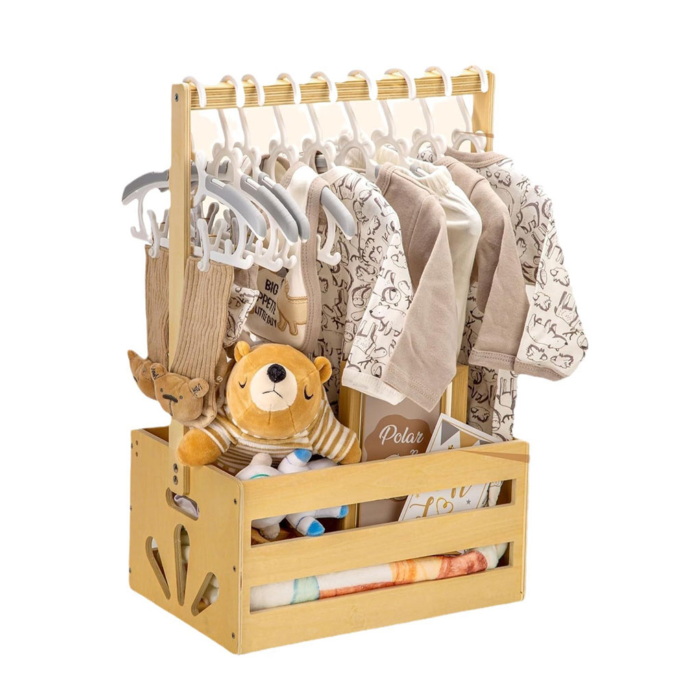 2025 Large Wooden Baby Product - Baby Clothing Rack のレビューと価格