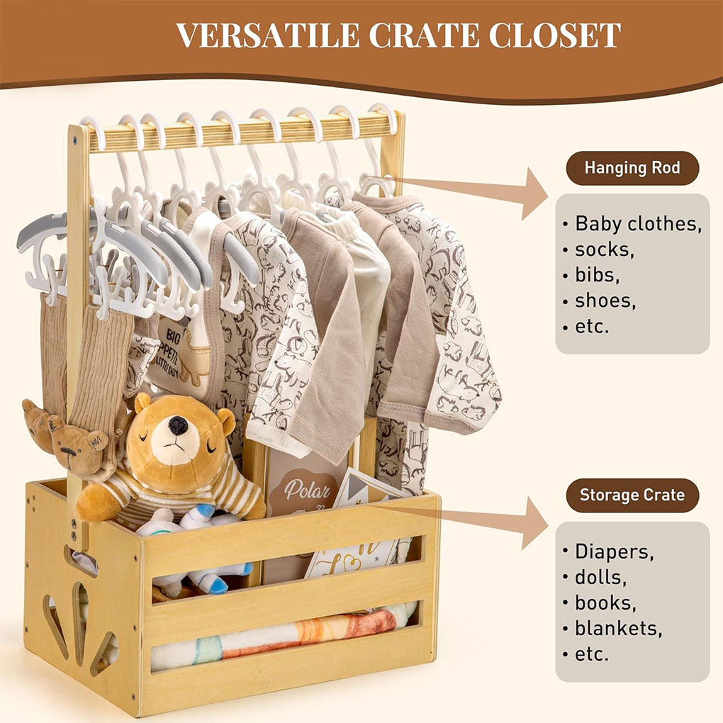 2025 Large Wooden Baby Product - Baby Clothing Rack のレビューと価格